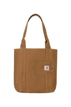 CARHARTT BORSA VERTICAL OPEN TOTE BROWN